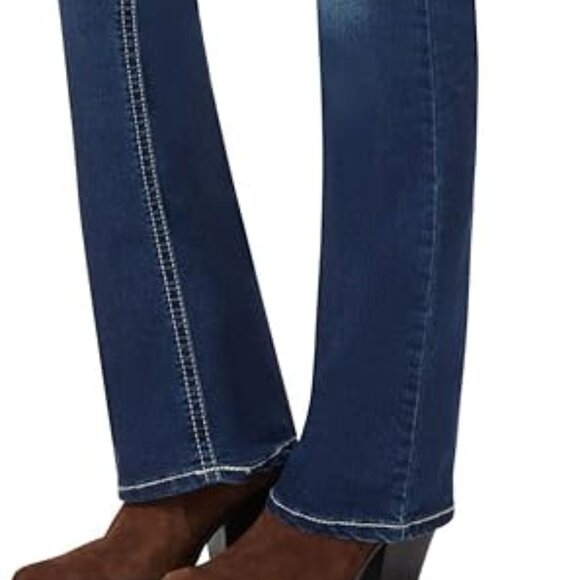 WallFlower Luscious Curvy Bootcut Jeans for Women, Mid-Rise Insta Stretch Denim - Picture 5 of 9